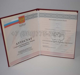 Аттестат За 11 Класс 2012г Серебро в Бийске